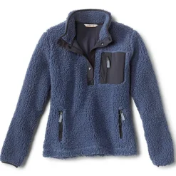 Orvis Fleece|Mad River Sherpa Quarter-Snap Dusk