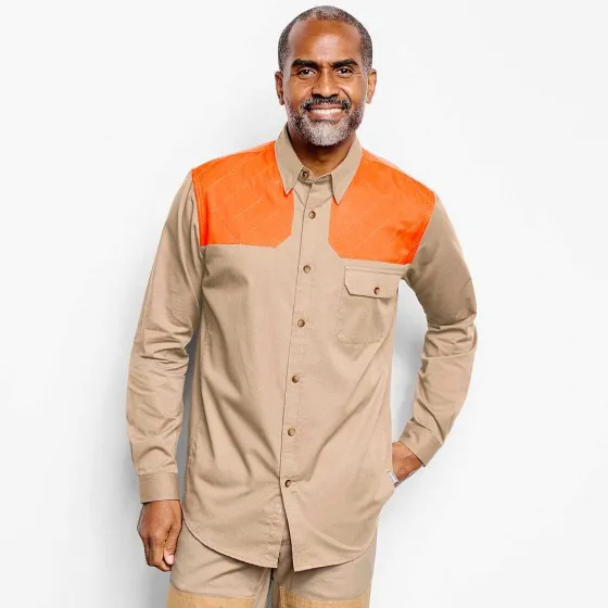Orvis Shirts|Men'S Midweight Shooting Shirt Sand/Blaze