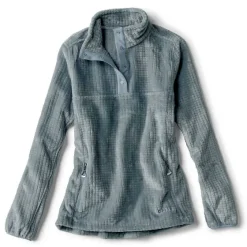 Orvis Fleece|Mesa Fleece Quarter-Snap Tidewater