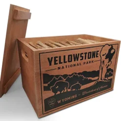 Orvis Fireplace & Hearth|National Parks Fatwood Wooden Crate