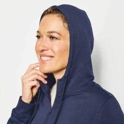 Orvis Sweatshirts|Odyssey High-And-Low Full-Zip Hoodie Blue Moon