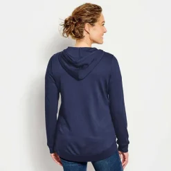 Orvis Sweatshirts|Odyssey High-And-Low Full-Zip Hoodie Blue Moon