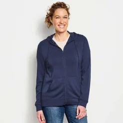 Orvis Sweatshirts|Odyssey High-And-Low Full-Zip Hoodie Blue Moon