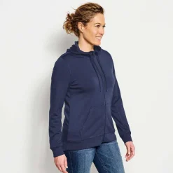 Orvis Sweatshirts|Odyssey High-And-Low Full-Zip Hoodie Blue Moon