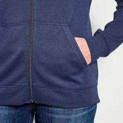Orvis Sweatshirts|Odyssey High-And-Low Full-Zip Hoodie Blue Moon