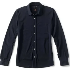 Orvis Shirts|On The Fly Knit Shirt Navy