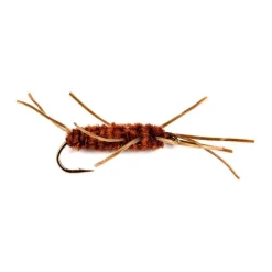 Orvis Nymphs|Pat'S Rubber Leg Stone Seal Brown