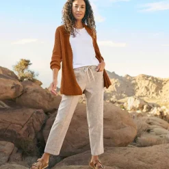Orvis Pants|Performance Linen Ankle Pants Natural