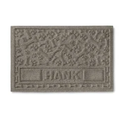 Orvis Bowls, Feeders & Food Storage|Personalized Recycled Water Trapper® Paws And Bones Placemat Gray