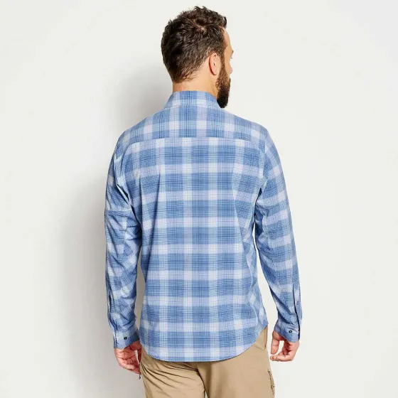 Orvis Shirts|Pro Stretch Long-Sleeved Shirt Blue Fog