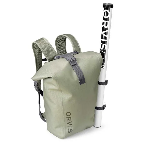Orvis Travel|Pro Waterproof Roll Top Backpack 20L Cloudburst