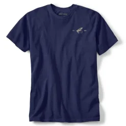 Orvis Shirts|Quality Flies T-Shirt Navy