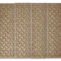 Orvis Water Trapper Mats|Recycled Water Trapper® Basketweave Stair Treads Camel