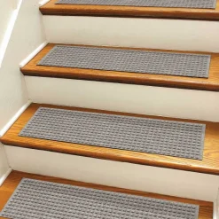 Orvis Water Trapper Mats|Recycled Water Trapper® Grid Stair Treads - Set Of Four Gray
