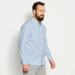 Orvis Shirts|River Guide 2.0 Long-Sleeved Shirt Cloud Blue Gingham