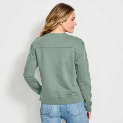 Orvis Sweatshirts|Riverside Crew Sweatshirt Forest