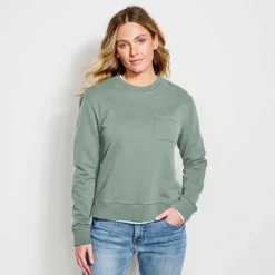 Orvis Sweatshirts|Riverside Crew Sweatshirt Forest