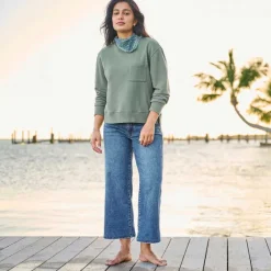 Orvis Sweatshirts|Riverside Crew Sweatshirt Forest