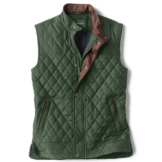 Orvis Jackets|Rt7 Quilted Vest Dark Pine