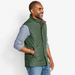 Orvis Jackets|Rt7 Quilted Vest Dark Pine