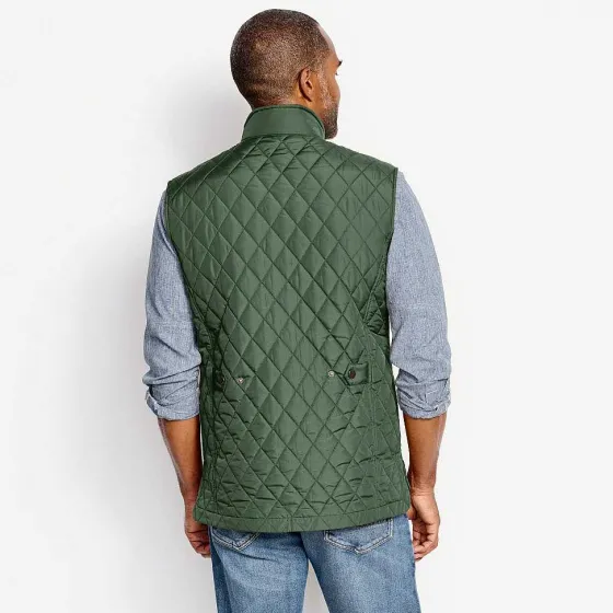 Orvis Jackets|Rt7 Quilted Vest Dark Pine