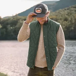 Orvis Jackets|Rt7 Quilted Vest Dark Pine