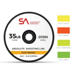 Orvis Fly Line|Scientific Anglers Absolute Flat Mono Shooting Line