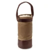 Orvis Glassware & Bar|Shearling-Lined Bottle Carrier Tan