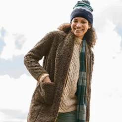 Orvis Fleece|Sherpa Cozy Cocoon Coat Peat