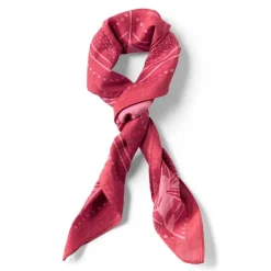 Orvis Scarves & Neckwear|Signature Printed Bandana Faded Red Floating Daisy