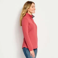 Orvis Sweatshirts|Signature Print-Trim Sweatshirt Sea Glass