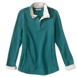 Orvis Sweatshirts|Signature Print-Trim Sweatshirt Oceana