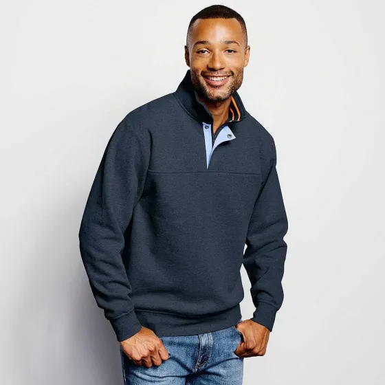 Orvis Sweatshirts|Signature Quarter-Zip Sweatshirt Dark Navy