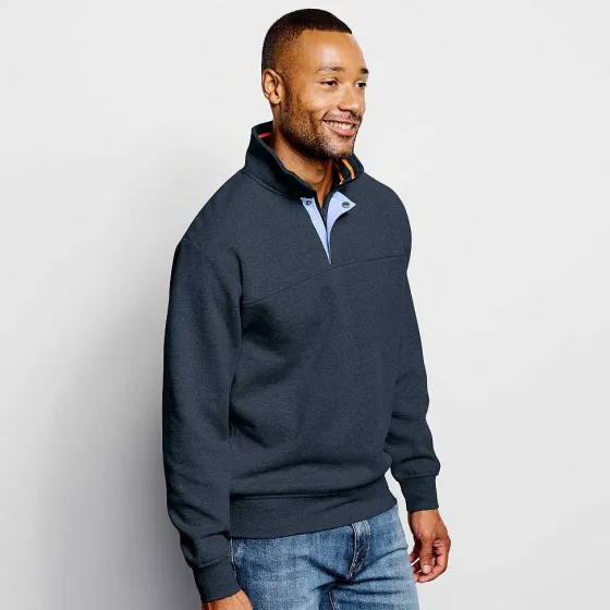 Orvis Sweatshirts|Signature Quarter-Zip Sweatshirt Dark Navy