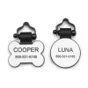 Orvis Collars|Silicone No-Rattle Dog Tag White