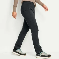 Orvis Pants|Softshell Natural Fit Straight-Leg Pants Black