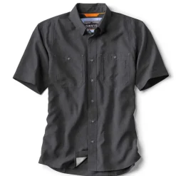 Orvis Shirts|Tech Chambray Short-Sleeved Work Shirt Black