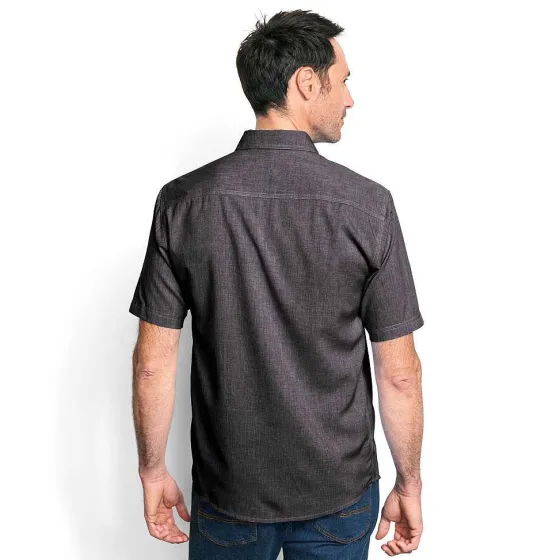 Orvis Shirts|Tech Chambray Short-Sleeved Work Shirt Black