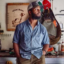 Orvis Shirts|Tech Chambray Work Shirt Blue Chambray