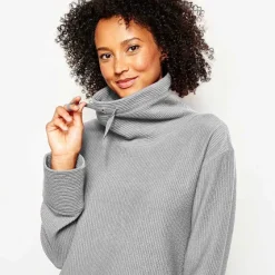 Orvis Sweatshirts|Textured Cowl Sweatshirt Heathered Titanium