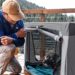 Orvis Cargo Protectors|Tough Trail® Folding Travel Crate Granite