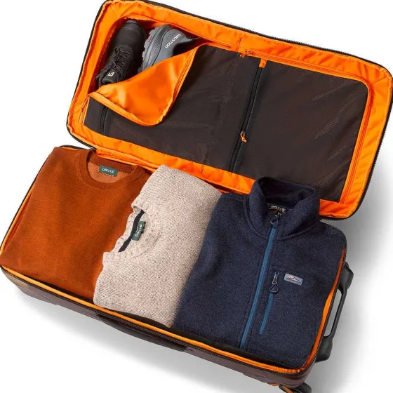 Orvis Packs & Bags|Trekkage Lt Adventure 80L Checked Roller Bag Orvis 1971 Camo