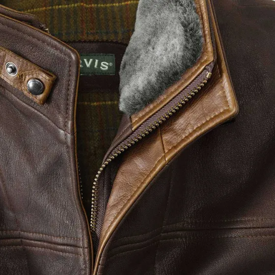 Orvis Jackets|Trekker Shearling Vest Dark Brown