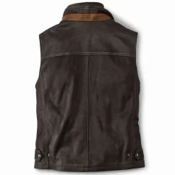 Orvis Jackets|Trekker Shearling Vest Dark Brown
