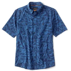 Orvis Shirts|Tropic Tech Printed Short-Sleeved Shirt Blue