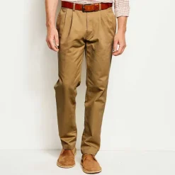 Orvis Pants|Ultimate Khakis Pleated Front Pants Field Khaki