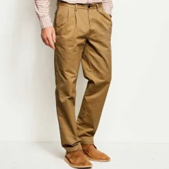 Orvis Pants|Ultimate Khakis Pleated Front Pants Field Khaki