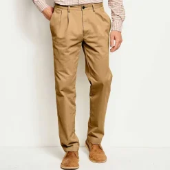 Orvis Pants|Ultimate Khakis Pleated Front Pants Field Khaki
