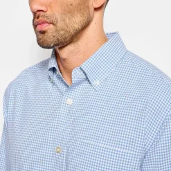 Orvis Shirts|Ultralight Comfort Stretch Long-Sleeved Shirt Blue Gingham