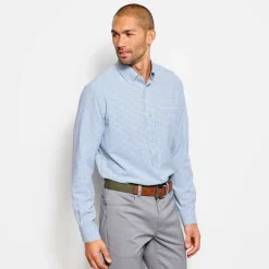 Orvis Shirts|Ultralight Comfort Stretch Long-Sleeved Shirt Blue Gingham